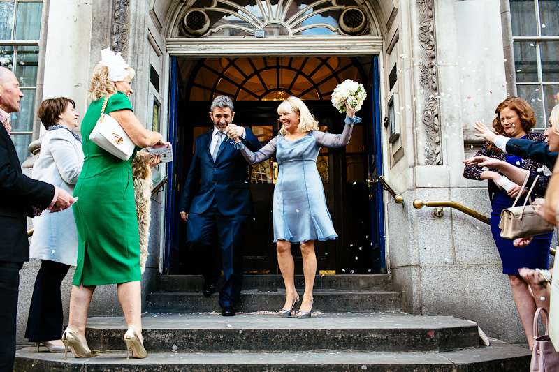 intimate Chelsea town hall wedding