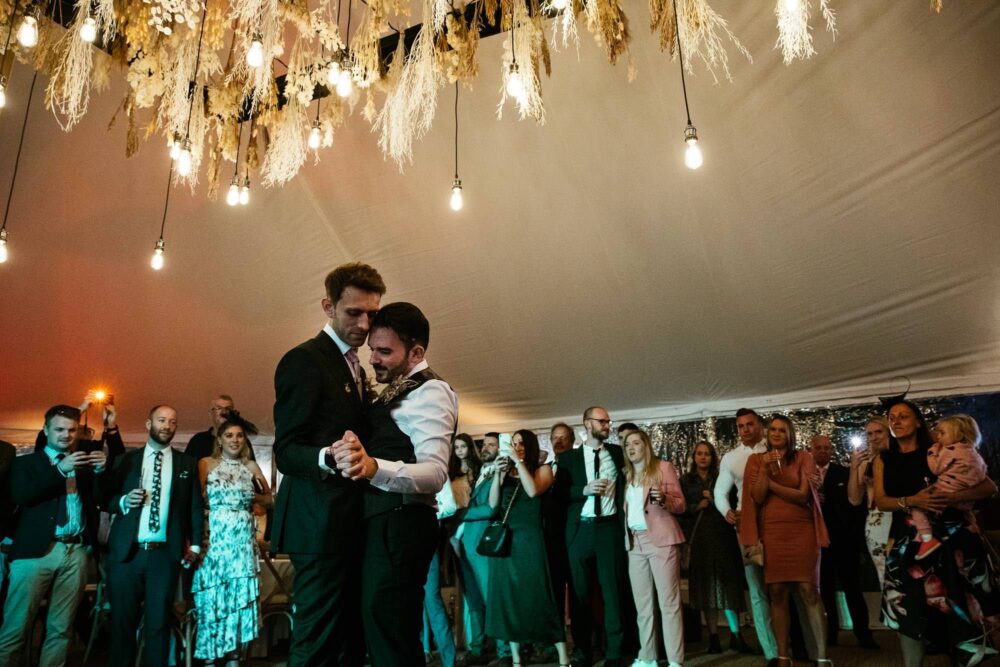 first dance at gay wedding