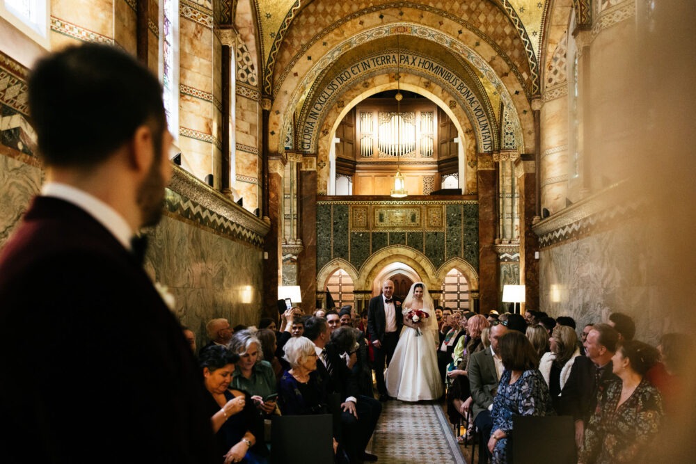 Fitzrovia Chapel Wedding and Union Club Reception
