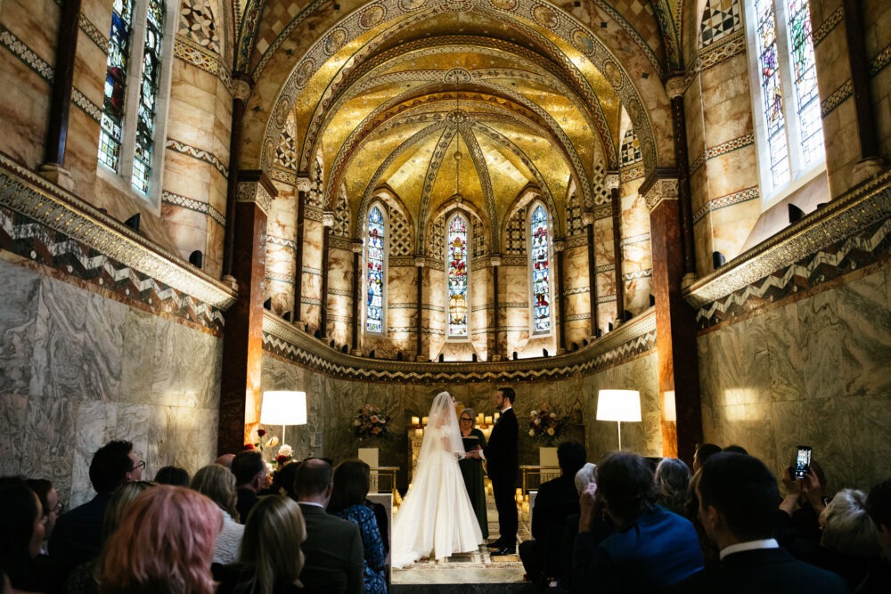 Fitzrovia Chapel Wedding and Union Club Reception