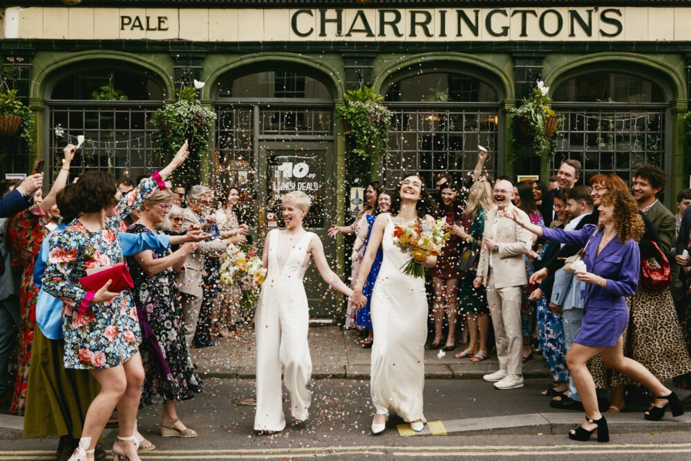 Gay wedding photography in London