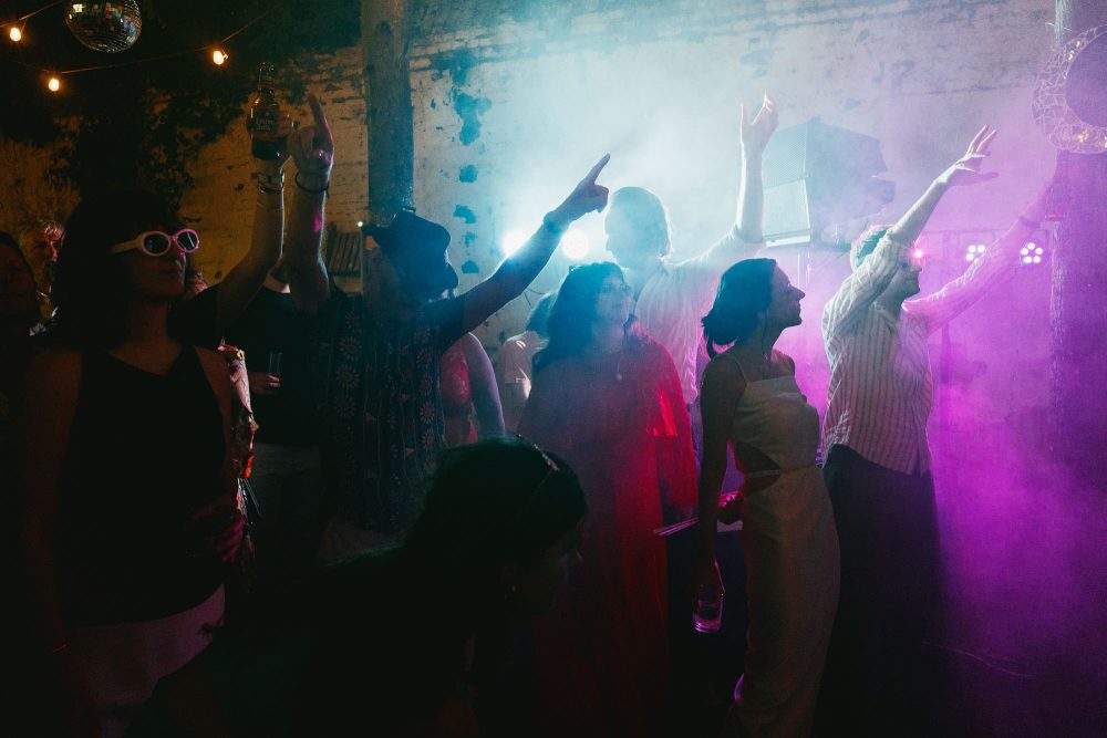 dancing at Master Shipwright's House Wedding