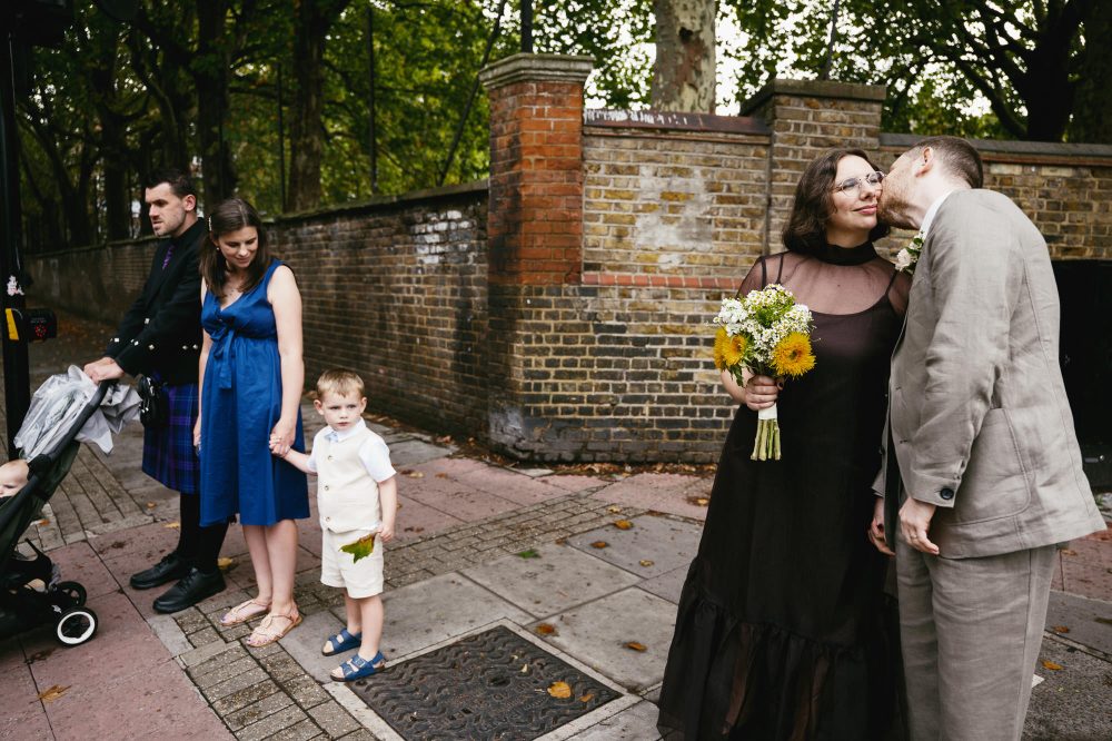 wedding at Camberwell Registry office