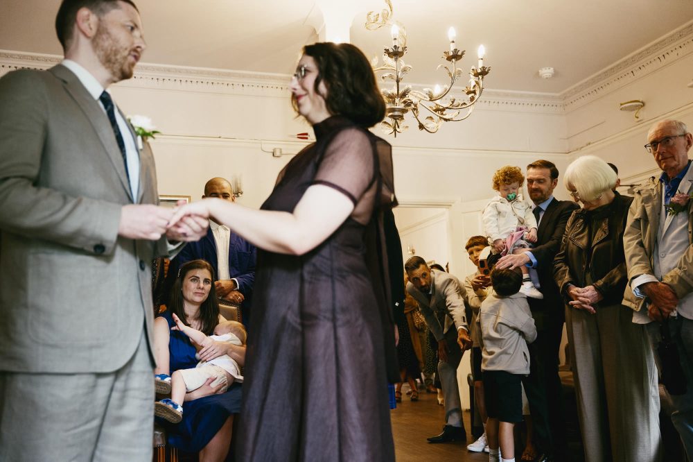 wedding at Camberwell Registry office