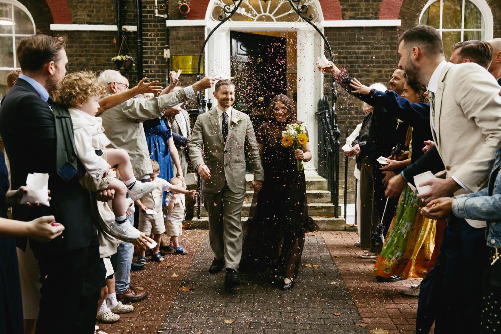 wedding at Camberwell Registry office