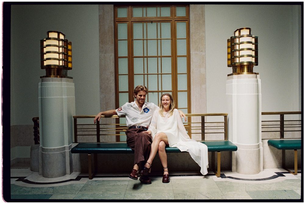 35mm film wedding photography at Hackney Town Hall