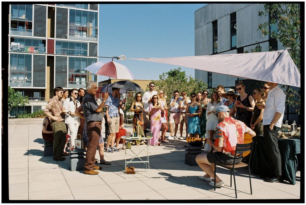 hackney wedding shot on 35mm film