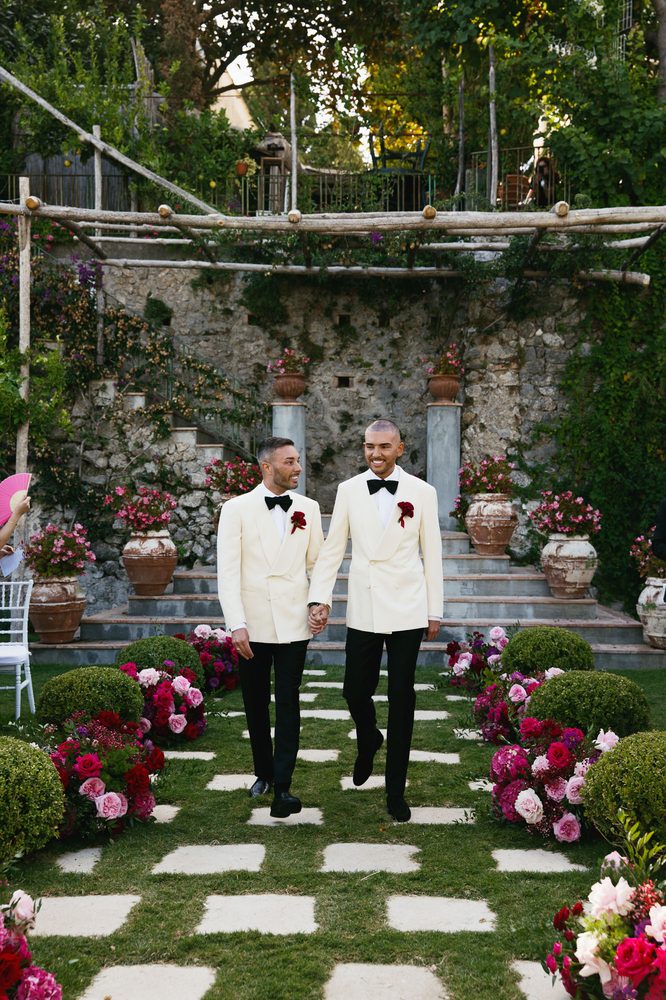 Gay wedding at Villa Eva Ravello